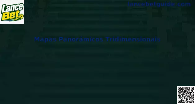 Mapa panorâmico tridimensional apresentado em um ambiente de jogo da Lance Bet