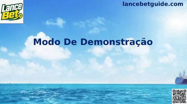Interface Explicativa do Modo de Demonstração na Lance Bet