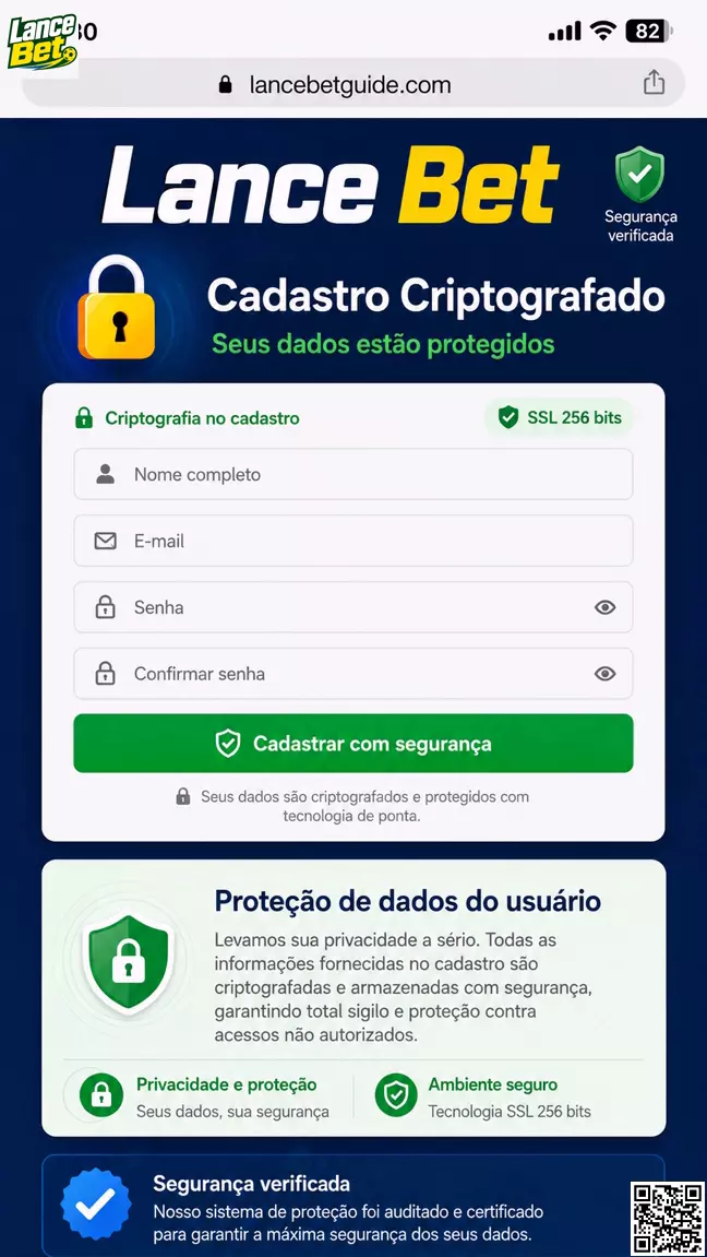 Registro Seguro Lance Bet Detalhes
